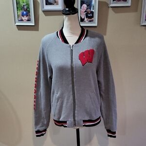 Victoria's Secret PINK Wisconsin Badgers Bomber Jacket